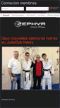 Mobile Screenshot of judoclubhabay.be